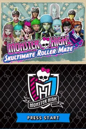 Monster High - Skultimate Roller Maze (USA) (En,Fr,Es) screen shot title